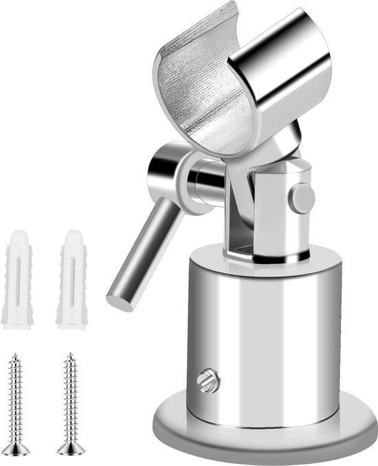 Douchekophouder Metaal 180° Verstelbaar - Universele Wand- En Handdouche Houder