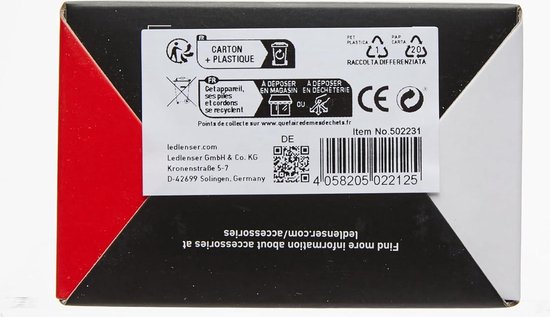 Warm Light LED-lantaarn oplaadbaar 14500 batterij - 300 lumen - verblindingsvrij - max. 40 uur - roodlicht - karabijnhaak — afbeelding 4