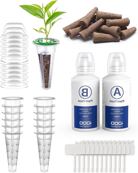 PVC Hydrocultuur Kit ETE ETMATE Hydroponic Grow Kit Hydroponisches Pflanzensystem Für Gemüse 108 Plantenlocaties PVC PVC Hydrocultuur Kit ETE ETMATE Hydroponic Grow Kit Hydroponisches Pflanzensystem Für Gemüse 108 Plantenlocaties PVC