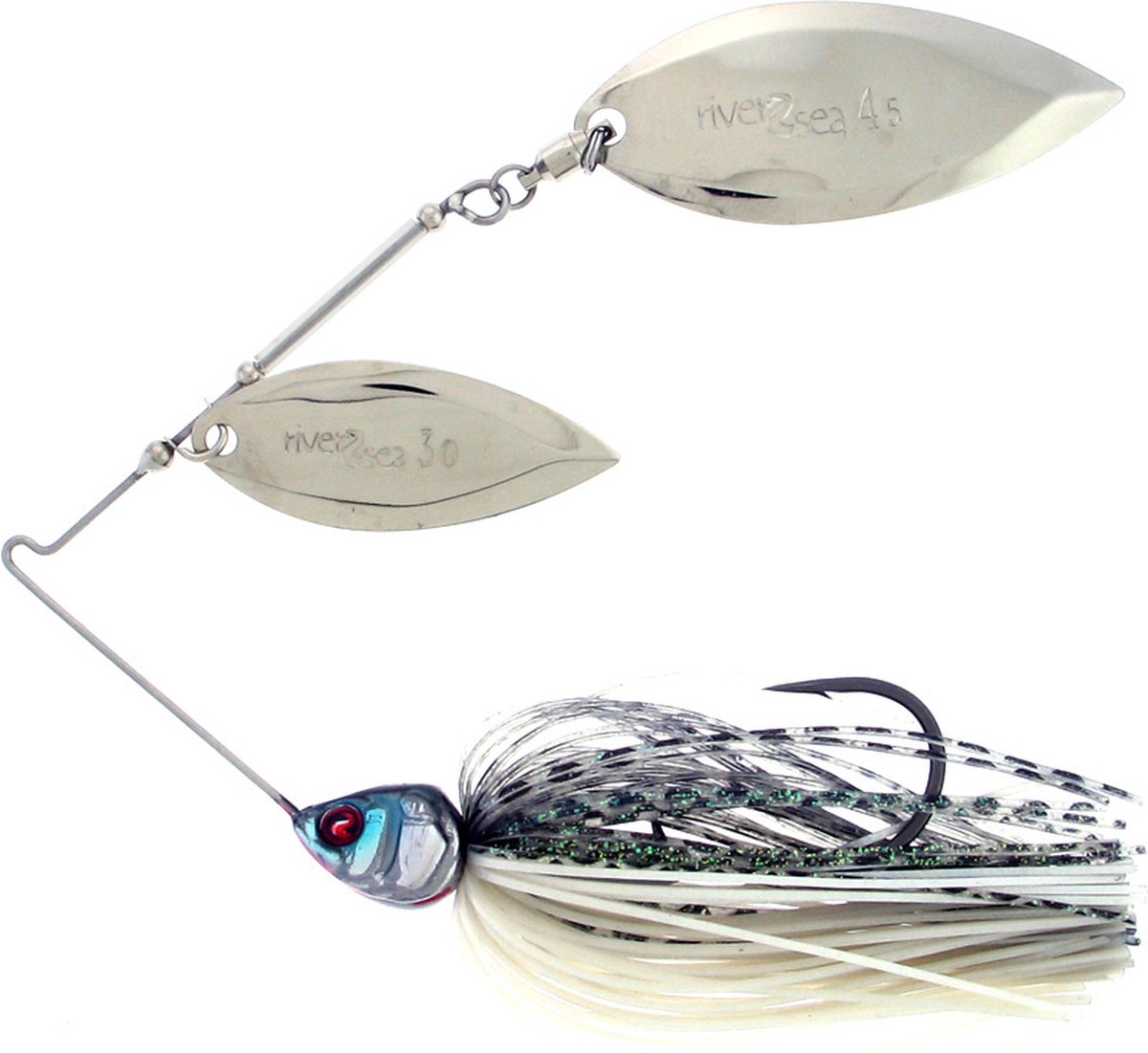River2Sea Bling Spinnerbait | Double Willow Abalone Shad 11g