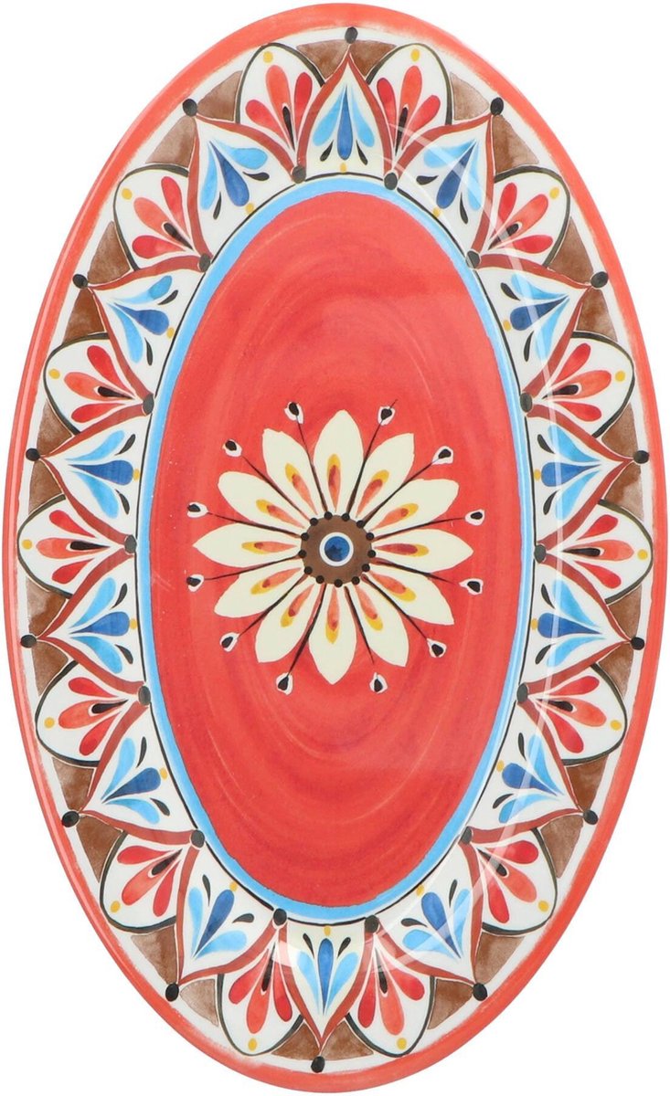 Touch-Mel - Serveerschaal ovaal Madrid 36cm - gemaakt van melamine - Schalen