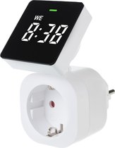 GreenBlue GB610 F - Digitale Tijdschakelaar - Digitale schakelklok - Schakelklok Timer met scherm - Schakelklok - max. belasting 16A - IP20 - 8 programma's - Voor Nederland