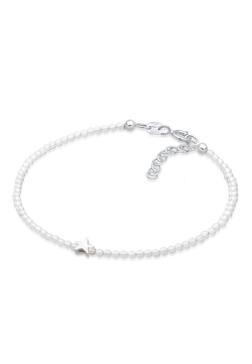 Elli - Armband - Dames Sterrenhanger met BergKristallen en Glazen Kralen in 925 Sterling Zilver - Dames
