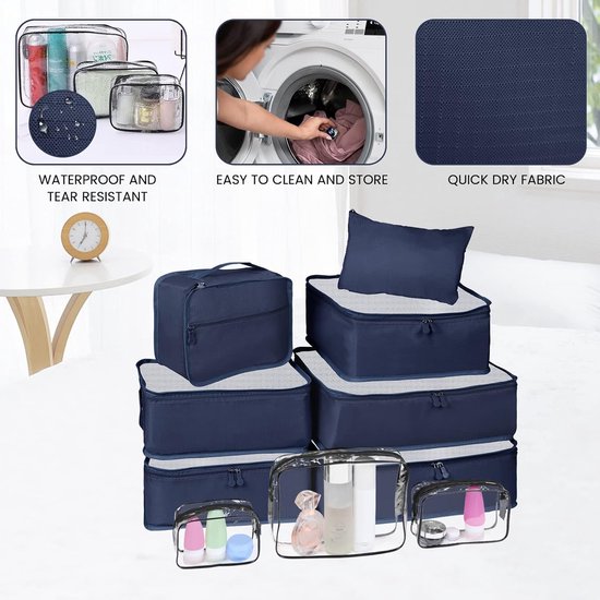 Romon Koffer Organizer Set, 7 Stück Packwürfel packing cubes Romon Koffer Organizer Set, 7 Stück Packwürfel packing cubes