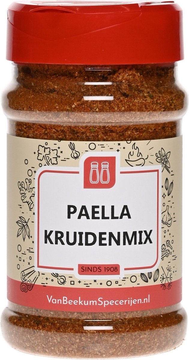 Goedkoopste Van Beekum Specerijen - Paella Kruidenmix - Strooibus 200 gram