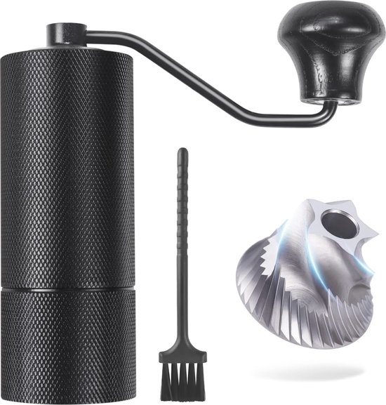 KINGrinder K0 Handmatige Koffiemolen - 140 Instelbare Graden, 25g Inhoud Voor Aeropress & French Press