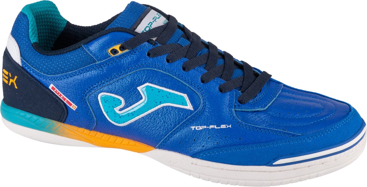 Blauwe Joma Top Flex futsalschoenen EU 44 met flexibele zool en comfortabele pasvorm, ideaal voor maximale prestaties.