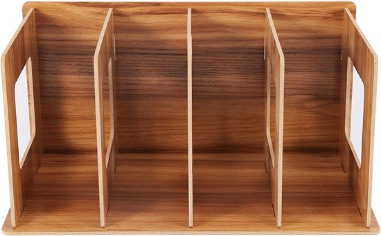 1 stuk - Bureaubladopbergrek - Eenvoudige houten boekenplank - DIY ...