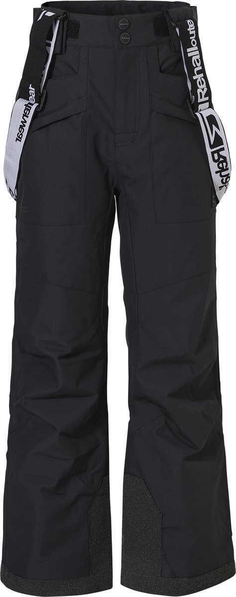 Rehall DWAYNE-R-jr. Jongens Wintersportbroek Skibroek Snowboardbroek Gewatteerd Zwart
