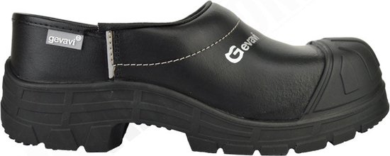 Gevavi Next Syrdic Closed Flex PU S3 Steel Toe Clog Noir Homme