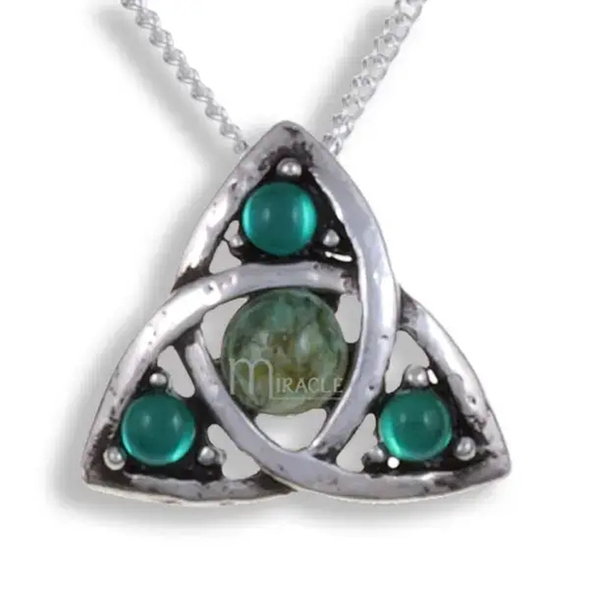 "Wonder liefdesknoop emerald" - hanger(MPP698E)