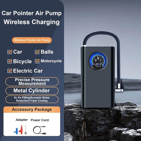 Bo-Camp elektrische pomp oplaadbare batterij Bo-Camp elektrische pomp oplaadbare batterij