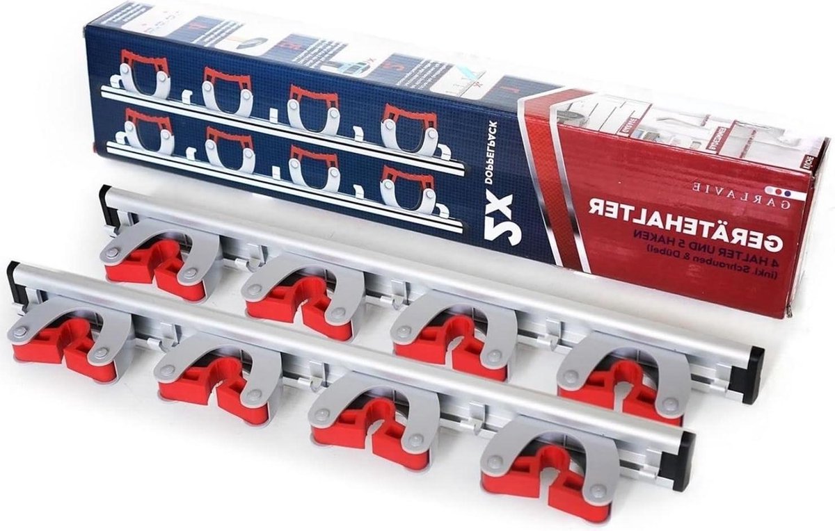 Goedkoopste Bezem Mop en Bezemhouder Wandmontage - Bezemhouder Borstelhouder - Tuingereedschaprek Bijkeuken - Opbergoplossingen voor Mophouder .