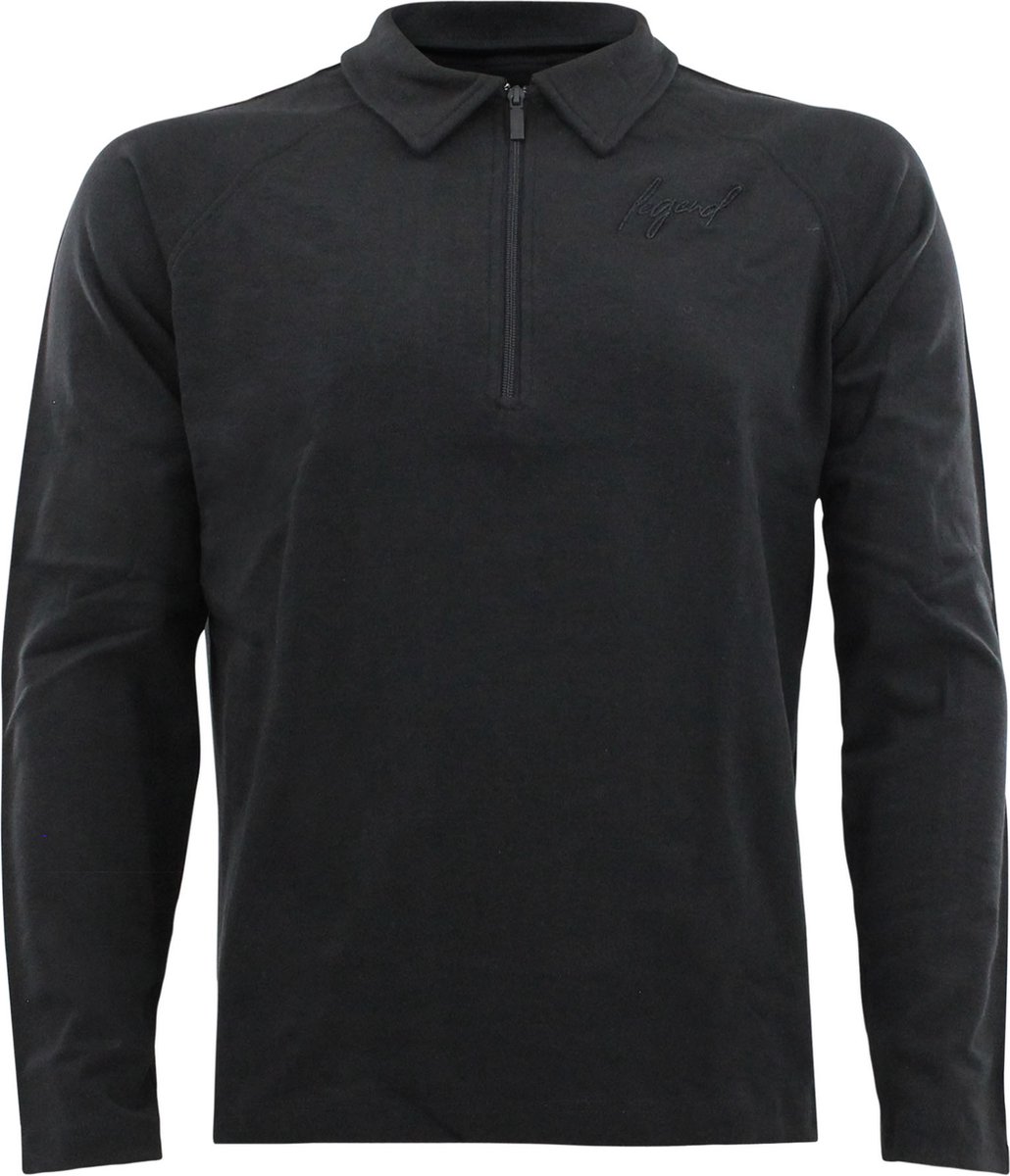 Sweater LA Luxe Lounge half zip zwart heren/dames katoen M
