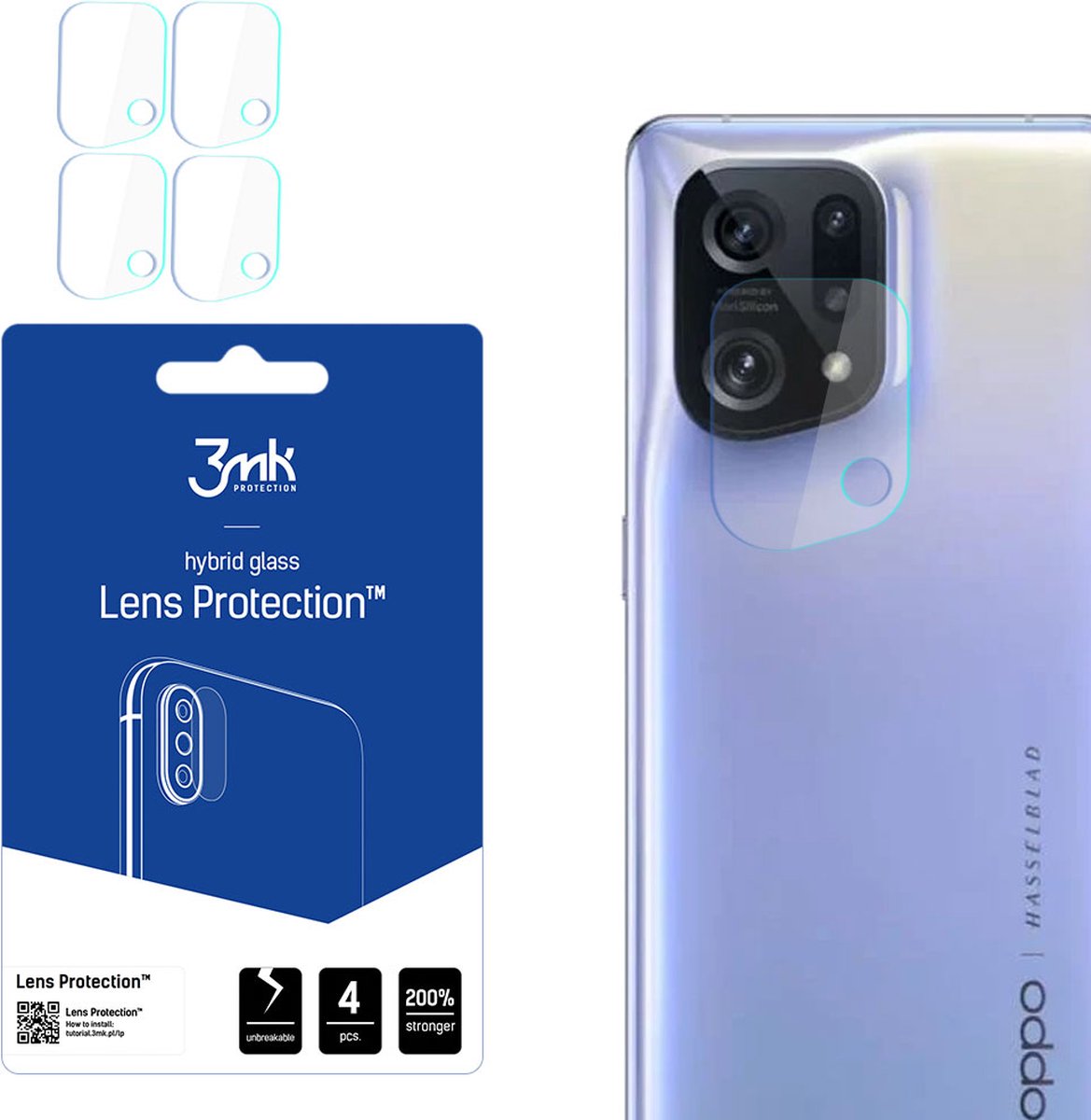 Oppo Find X5 - 3mk Lens Protection