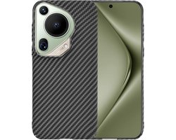 Techsuit Carbonite FiberShell Carbon Back Cover hoesje voor Huawei Pura 70 Ultra - Zwart