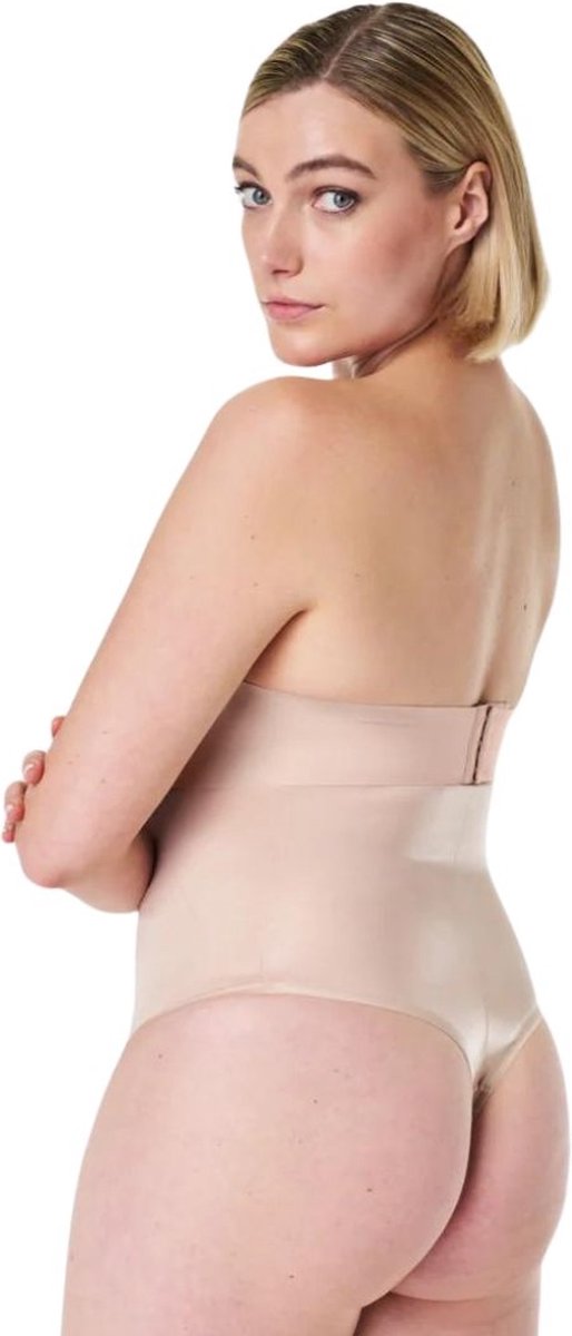 Thinstincts 2.0 High-Waisted Thong | Soft Nude