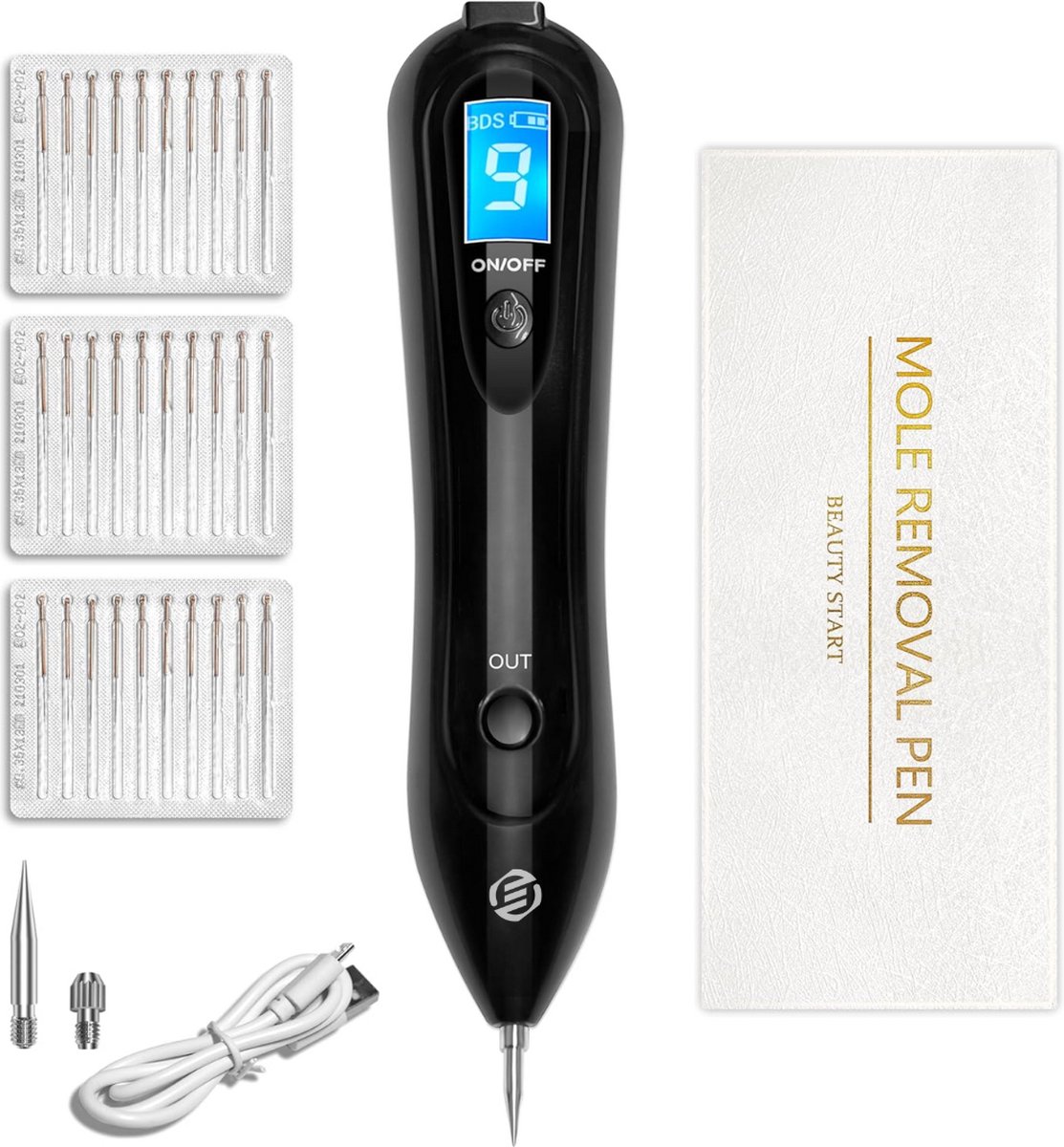 Equivera Laser Plasma Pen - Huidverzorging - Gezicht - Huid - Donkere Vlekken - Sproeten - Pigmentvlekken - Wratten - Tattoo - Moedervlekken - Verwijderaar - Schoonheid - Huidverjonging