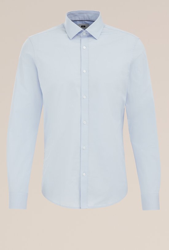 WE Fashion Heren Anti-odour slim fit overhemd met stretch
