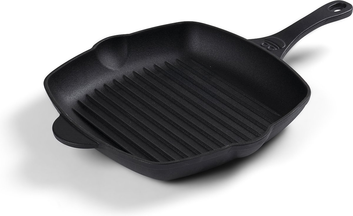 Żeliwna patelnia grillowa 28x28 cm – Holm