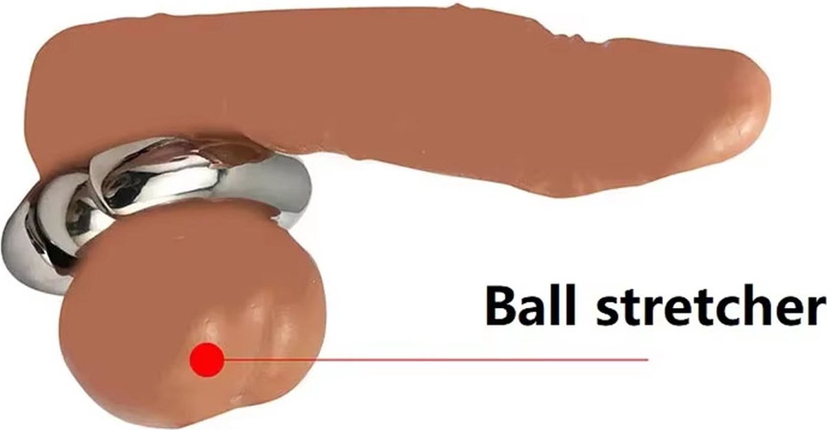 Goedkoopste Extreme Scrotum Bondage RVS - Ballenklem - Ball stretcher - Peniskooi - Kuisheidsgordel