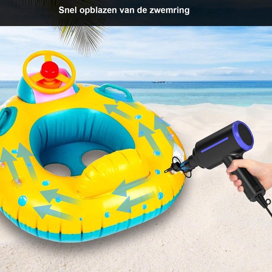 ATengeus Elektrische Stofblazer, Traploze Snelheid elektrische Air Duster, 100.500 RPM Persluchtspray met LED-licht, Herbruikbaar Persluchtbus, laptop reinigingsset