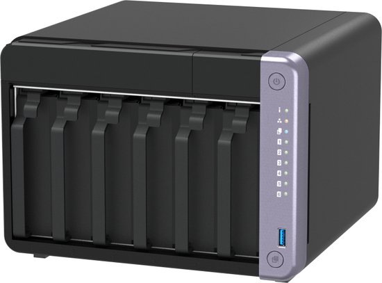 QNAP TS-632X-4G data-opslag-server NAS Tower Alpine Alpine AL-524 4 GB DDR4 QNAP QTS Zwart van Qnap — afbeelding 3