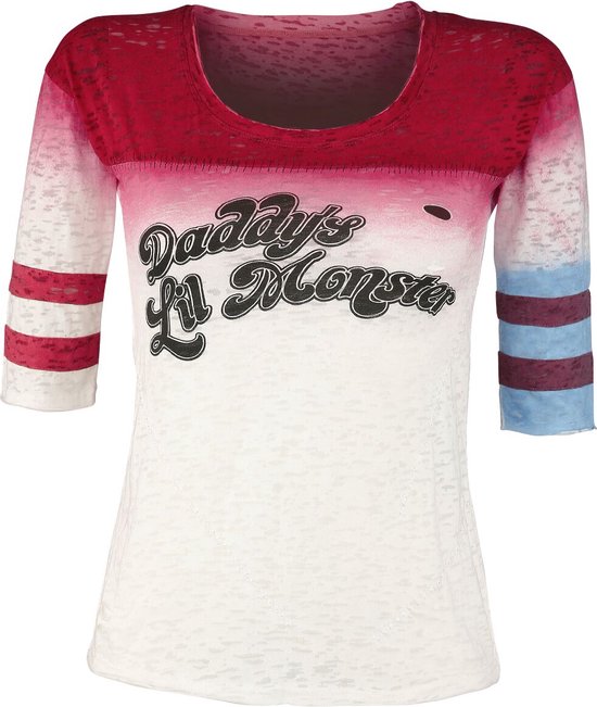 T-shirt Monster longues multicolore « Suicide Squad Harley Quinn » pour femme, XXL