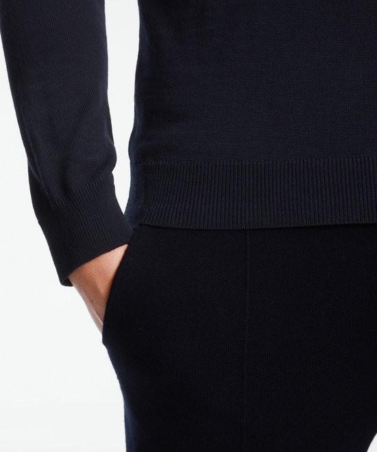 Pull col V en laine mérinos FALKE 60911 6437 ciel nocturne M