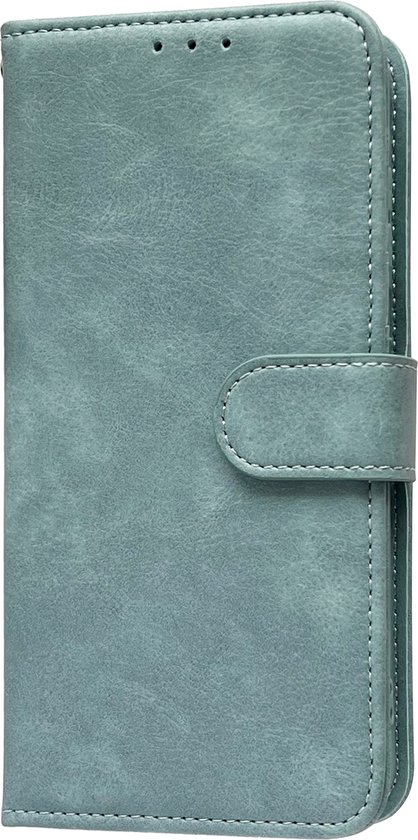Casemania Étui adapté pour Apple iPhone 16 Plus - Blauw clair - Étui portefeuille