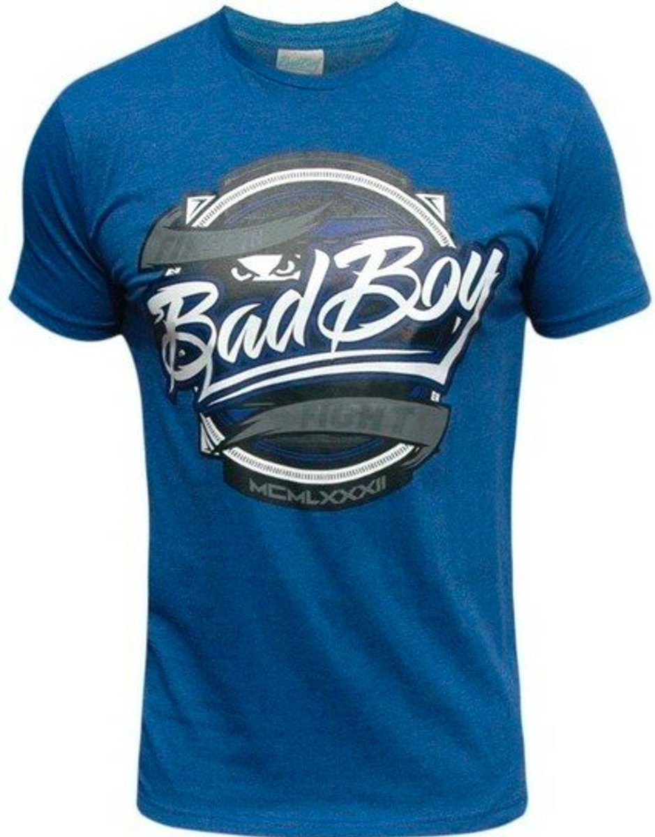 Bad Boy Showdown T-Shirts Blauw - S
