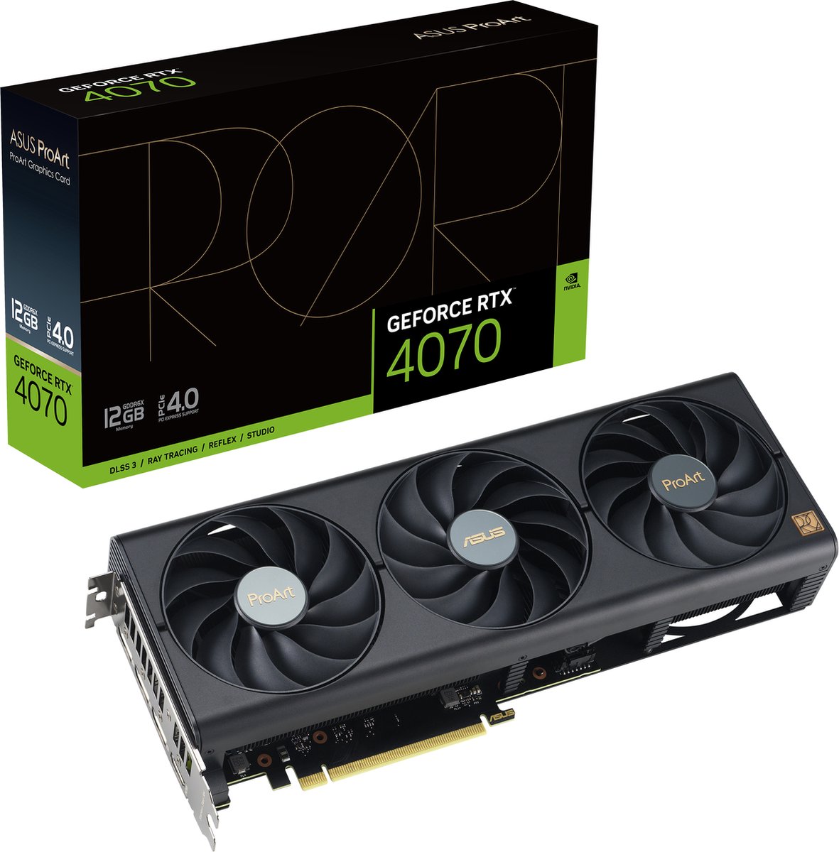 Asus Proart Geforce Rtx 4070 Oc Edition 12Gb Gddr6X videokaart - afbeelding 2