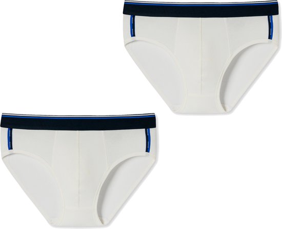 Calzoncillos Deportivos SCHIESSER Para Hombre – Pack De 2, Algodón 100%, Sportslip Blanco