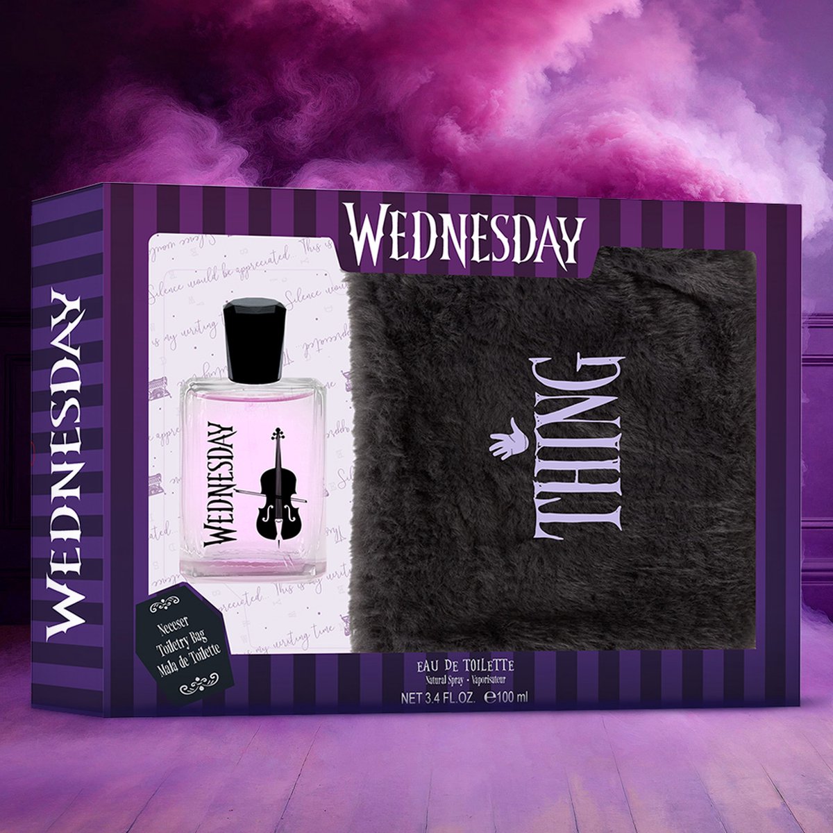 Goedkoopste Wednesday - Gift set with EDT Geurtje 100 ml & Toiletry Bag - Geschenkset