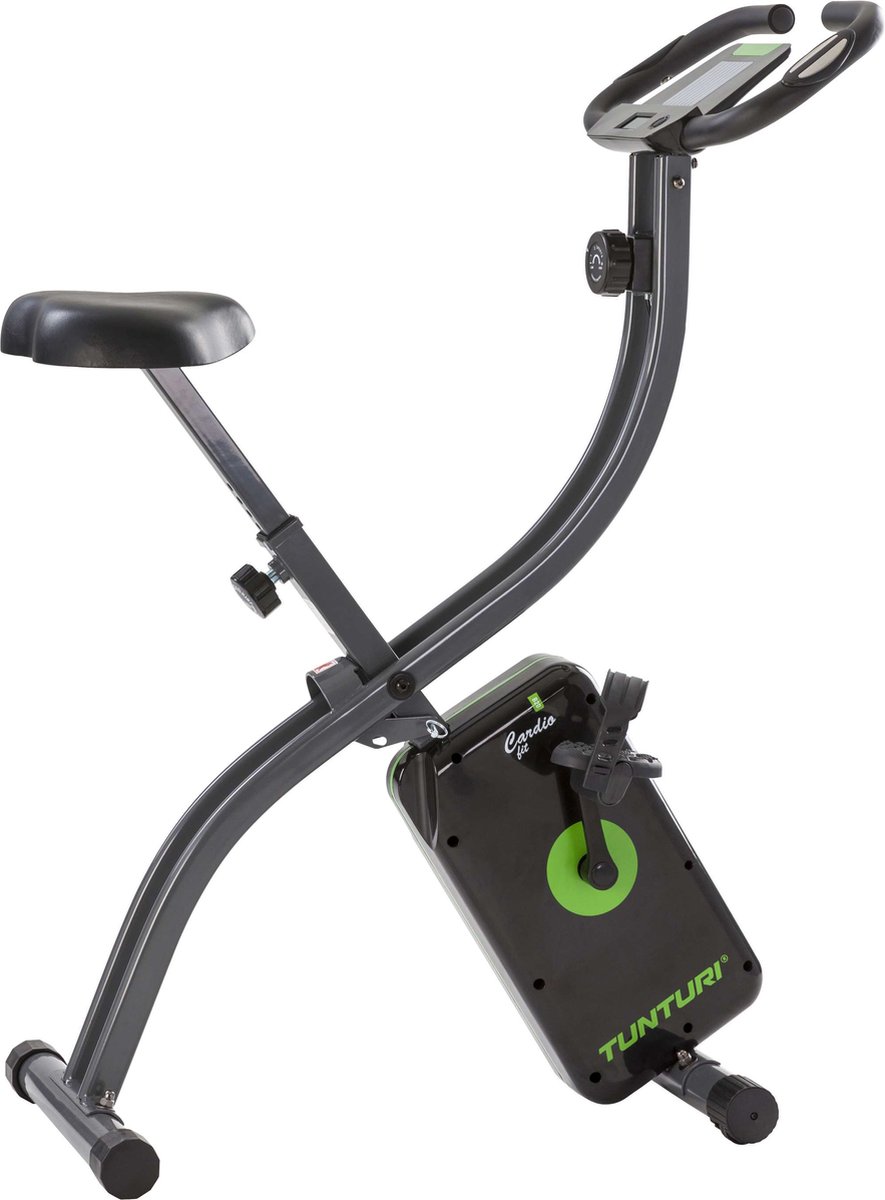 Tunturi Cardio Fit D20 Hometrainer Opvouwbaar Bueaufiets voor op kantoor . bol