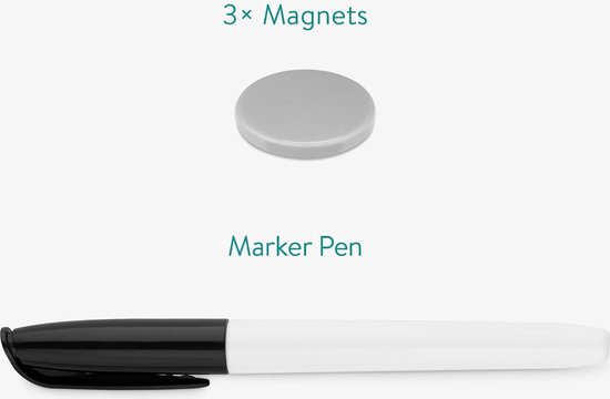 Grand Tableau Blanc Magnétique A3 Pour Réfrigérateur, Effaçable à Sec