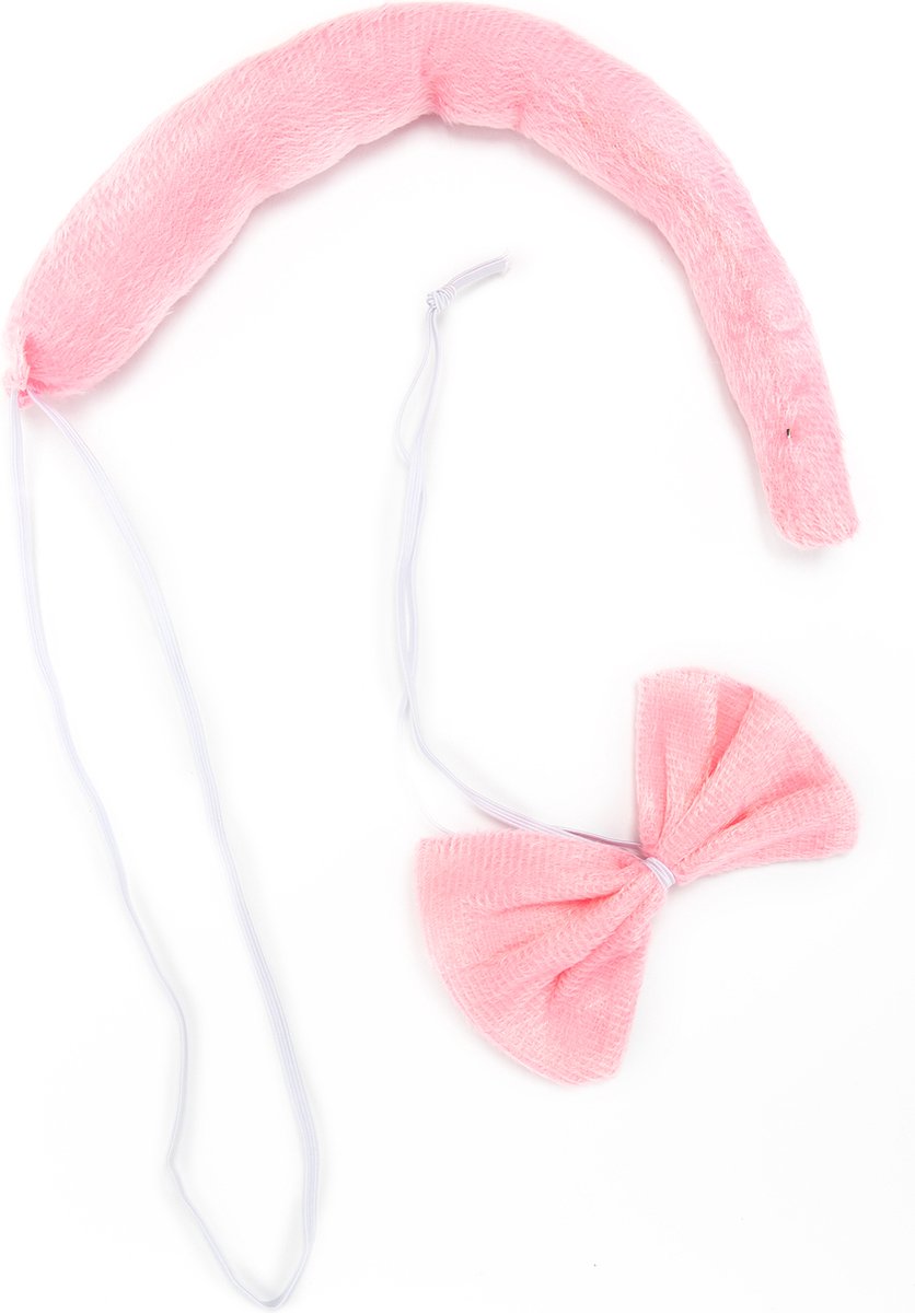 Ik ben een klein varken shirt roze varken hoofdband tutu