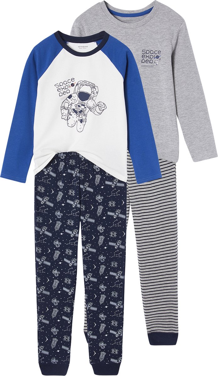 Vertbaudet Set van 2 pyjama's "space explorer" voor jongens