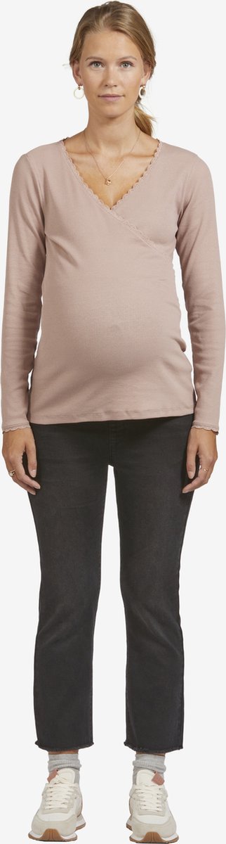 Vertbaudet Gekruist T-shirt met V-hals, voor zwangerschaps- en borstvoeding