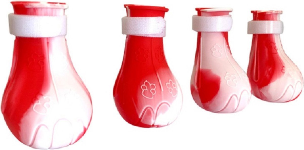 Bovista Anti Krab Katten - Anti Krab - Nagelhoesjes Kat - Kattennagels - Krab Bescherming Katten - Dierenarts - Rood - 4 Stuks