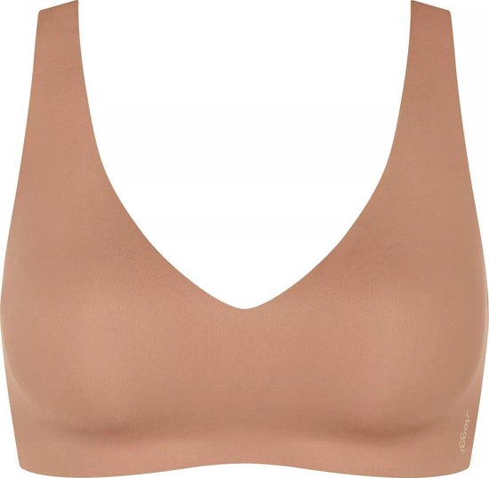 Zero Feel - Comfort BH - Soft Bra 2.0 - Bralette - Naadloze bh top met sluiting - Zachte brede bandjes - M - Beige