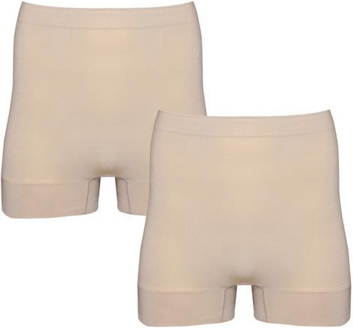 Perfect Secrets Dames Perfect Short 2-Pack Latte