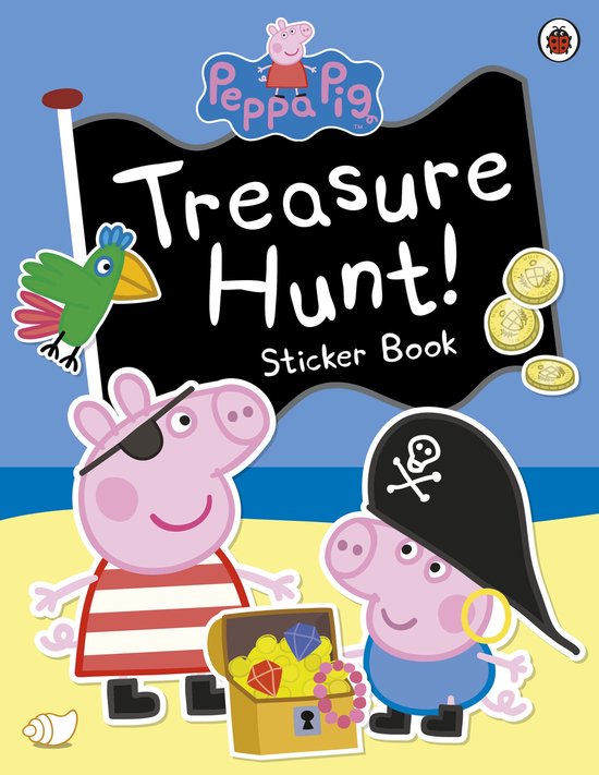 Peppa Pig Treasure Hunt Sticker Book - cover