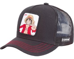 Capslab Luffy Pet Zwart Man