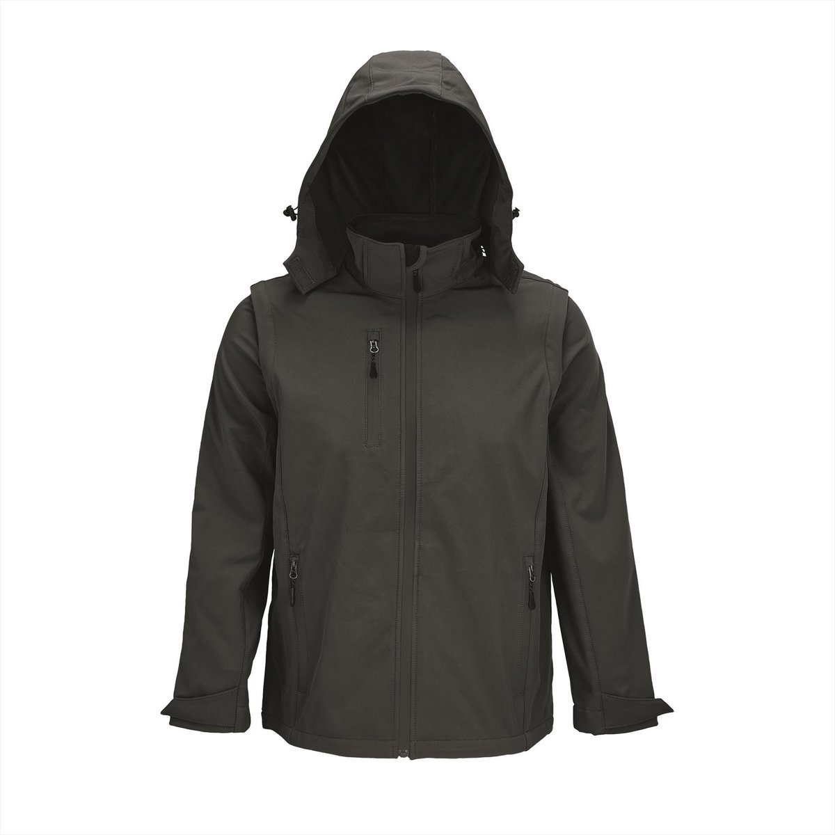 SOL'S Softshell Jacket 3in1 Falcon L03995 - Charcoal Grey (Solid) - XL