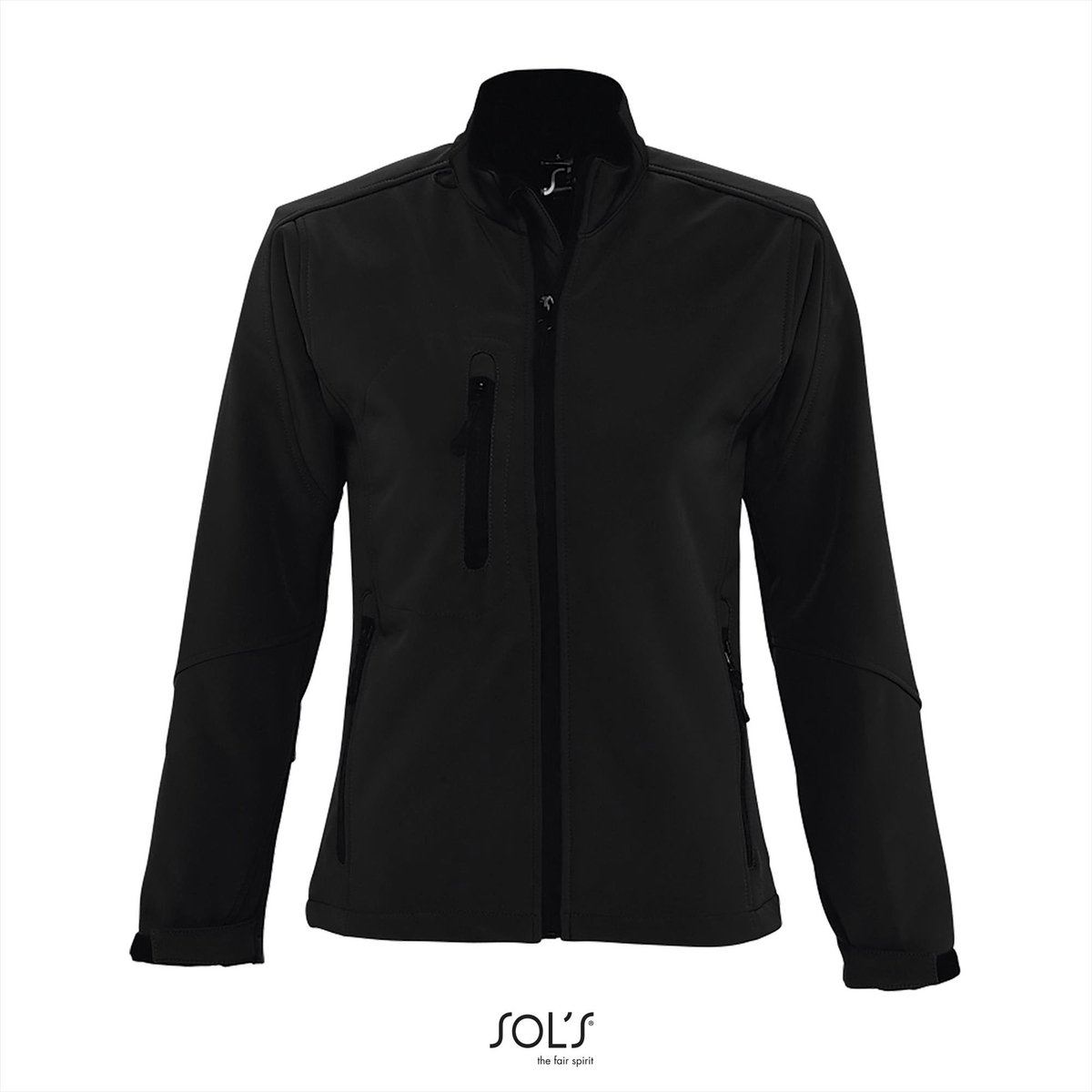 SOL’S Women´s Softshell Jacket Roxy L863 – XL Zwart