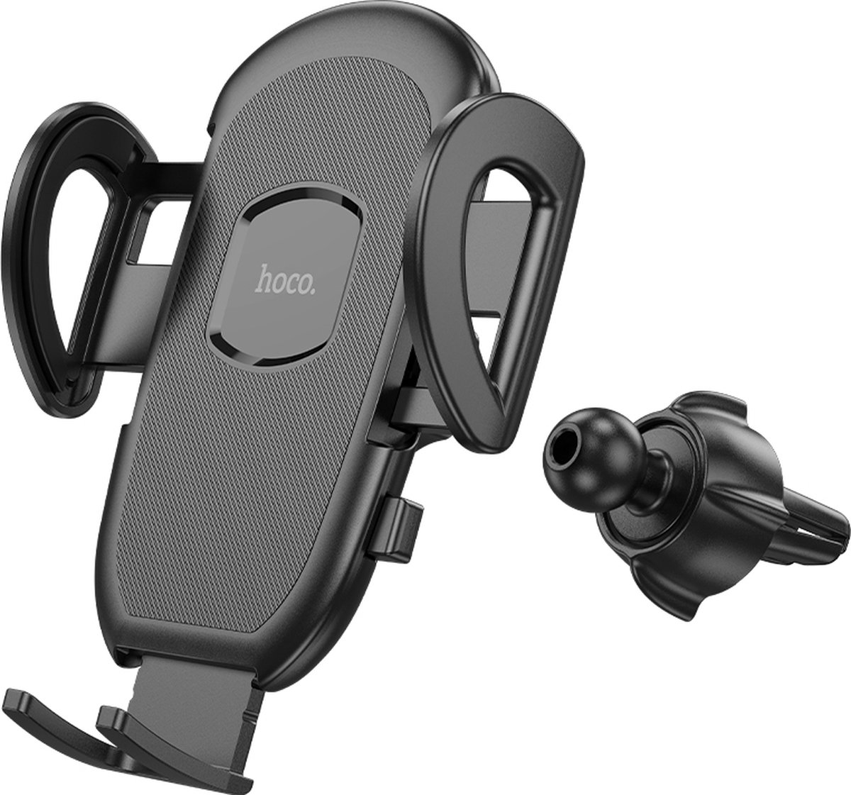 Hoco Telefoonhouder voor Auto – Ventilatie Bevestiging met 360° Draaifunctie voor 4.7-7 Inch Smartphones – foto 3