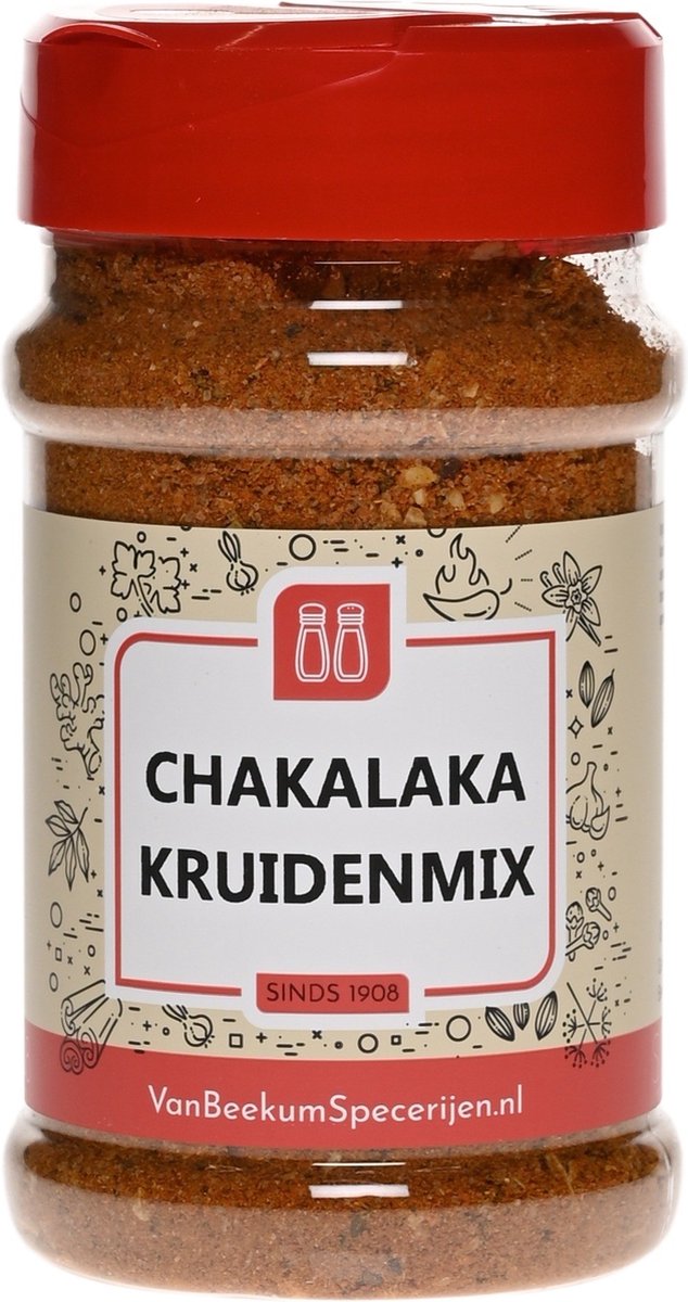 Goedkoopste Van Beekum Specerijen - Chakalaka Kruidenmix - Strooibus 190 Gram