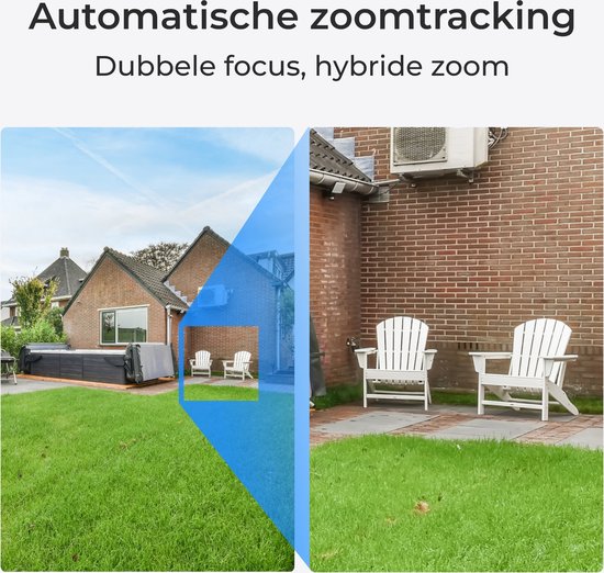 Reolink 4K 8MP PoE Buitencamera, Automatische Zoom-Tracking, Draai- en Kantelbare Camera, Nachtzicht in Kleur van Reolink — afbeelding 5
