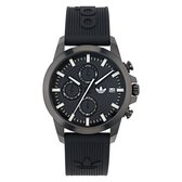 Adidas Originals Expression Two Chrono AOFH24521 Horloge - Siliconen - Zwart - Ø 43 mm